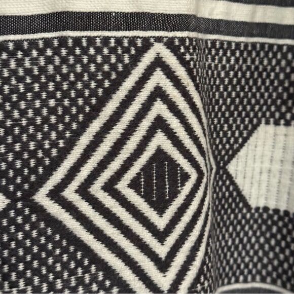 Lemlem, Charcoal Dress with Geometric Pattern - Picture 4 of 7